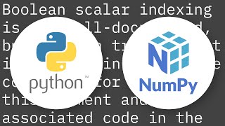 Explanation of boolean indexing behaviors