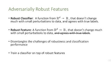 A Spectral View of Adversarially Robust Features