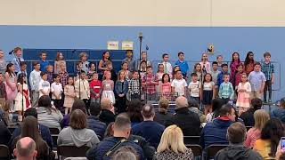 Ben and Graham open house 1st grade May 2019