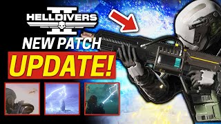 Helldivers 2 Arc Weapons FIXED! New Weapons TEASED?!