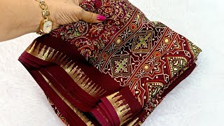 Latest Premium Georgette Sarees Collection Shopping