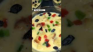 Fruit Cake Custard Recipe By Fahadvlogs15 | homemade viral shorts trending food asmr youtube