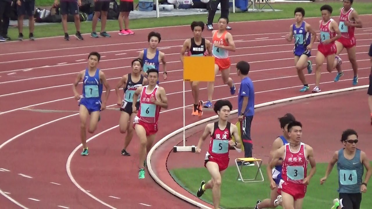 19 7 13 14流通経済大学記録会 男子1500m1組目 Youtube