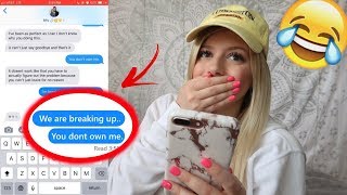 SONG LYRIC PRANK ON BOYFRIEND!!! (GONE RIGHT)