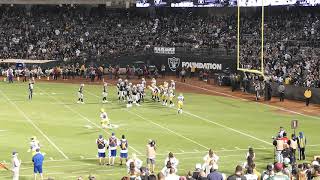 Raiders Touchdown Aug 24th 2018 Preseason game
