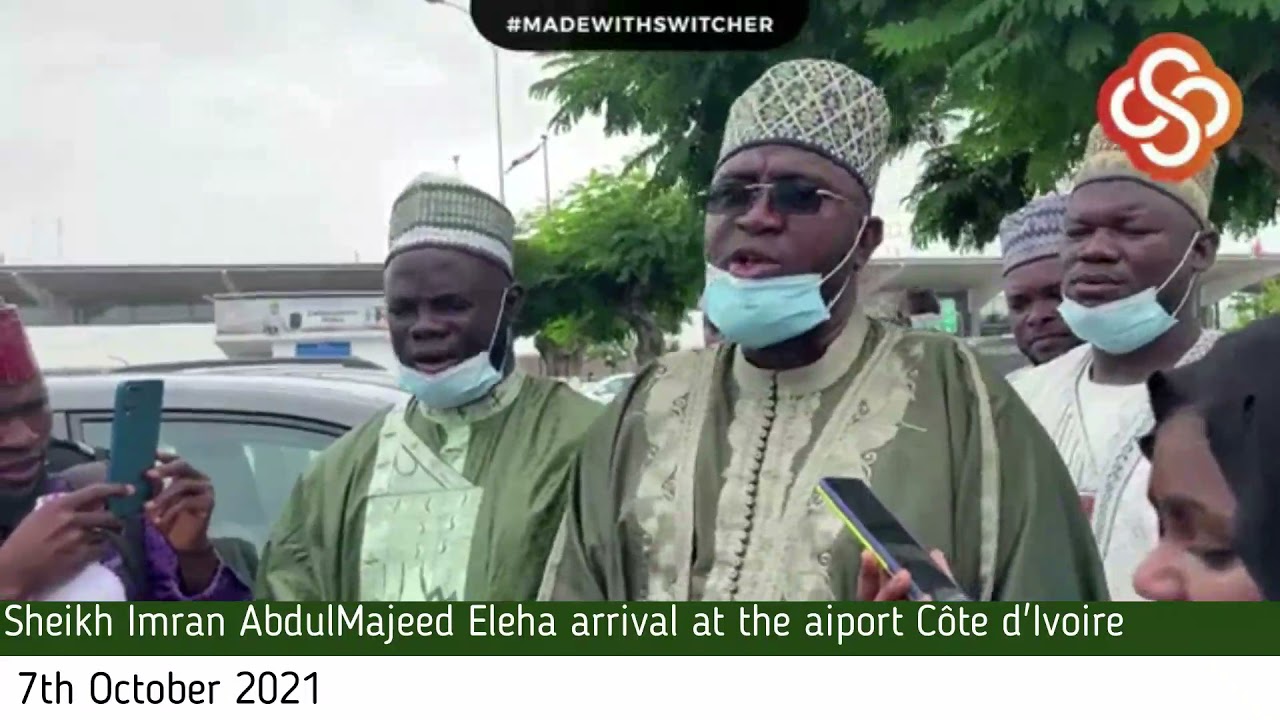 arrival-of-sheikh-imran-abdulmajeed-eleha-at-c-te-d-ivoire-airport