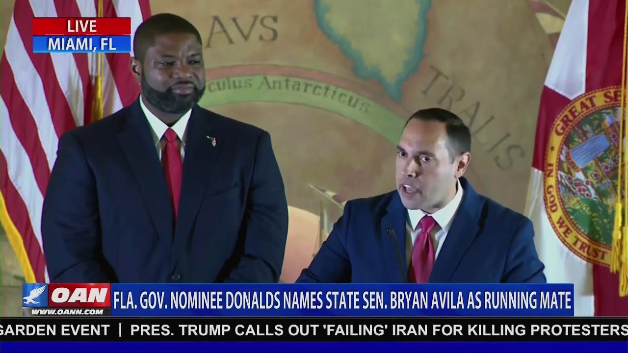 LIVE: FLA. GOV. NOMINEE DONALDS HOLDS PRESS CONFERENCE