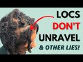 MYTH: Unraveling After Retwisting Locs is BAD!!