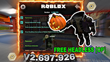 ROBLOX ||V2.697.926|| GRATIS HOOFDLOZE HORSEMAN MOD MENU DOOR JAYIUZ