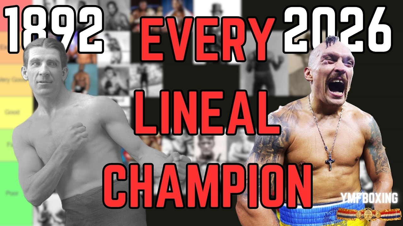 TIER RANKING EVERY LINEAL HEAVYWEIGHT CHAMPION IN HISTORY (1892-PRESENT)