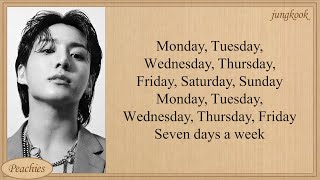 Jungkook SEVEN (Clean Version) Lyrics