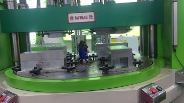 TW-VR-TC Double Color/material vertical Injection Machine with Rotary Table
