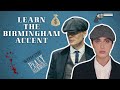Learn the english birmingham accent with the peaky blinders