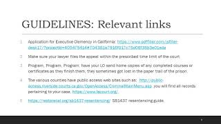 Guide Lines For Persons With Loved Ones in Prison