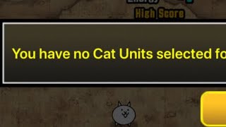 [The Battle Cats] No cats selected glitch(?) screenshot 5