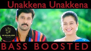 Unakena Unakena Piranthene || Vinnukum Mannukum ||BASS BOOSTED||NS EQUALIZER 🎧🎵