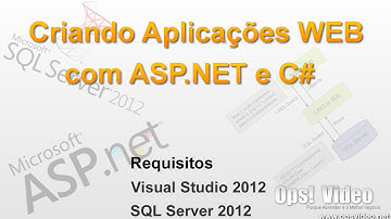 Criando Aplicações WEB com ASP.NET e C# - Introdução Aula   1