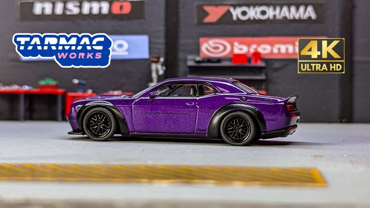 Unboxing Tarmac Works Dodge Challenger SRT Hellcat LBWK - YouTube