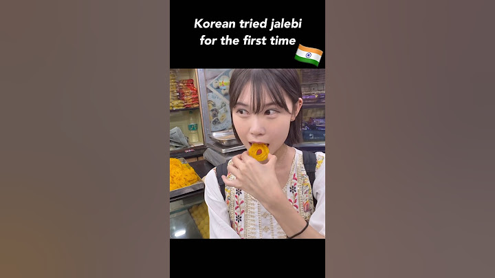 Korean TRYING BEST jalebi in india 🇮🇳❤️ #shorts