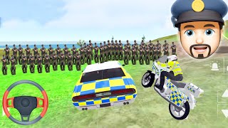 Сriminals vs Police -  Police Car Driving Motorbike Police Car 2022 Simulator - Android Gameplay screenshot 5