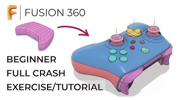 Complete Fusion 360 for Beginner Exercise | Freeform Special