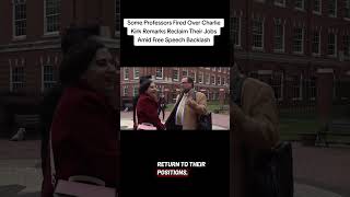 Celebrity Some Professors Fired Over Charlie Kirk Remarks Reclaim Their Jobs Amid Free Speech Backlash Profile
