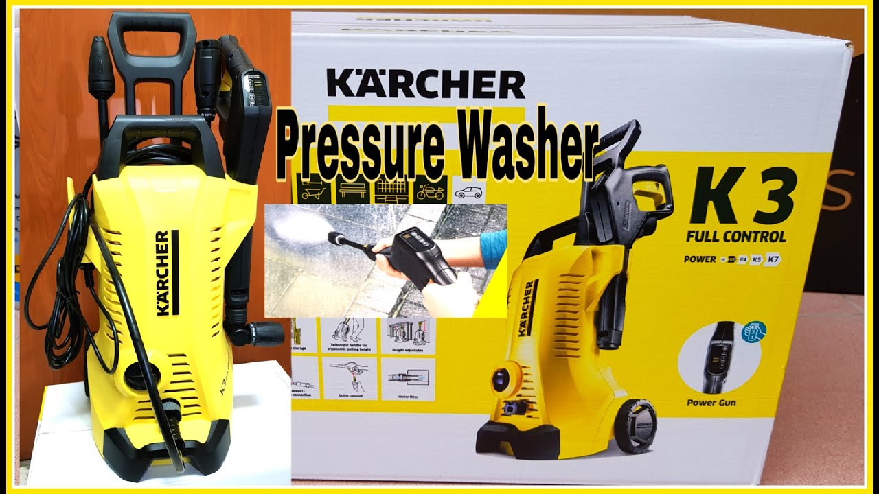 KARCHER K3 Pressure Washer  Unboxing and Assemble 