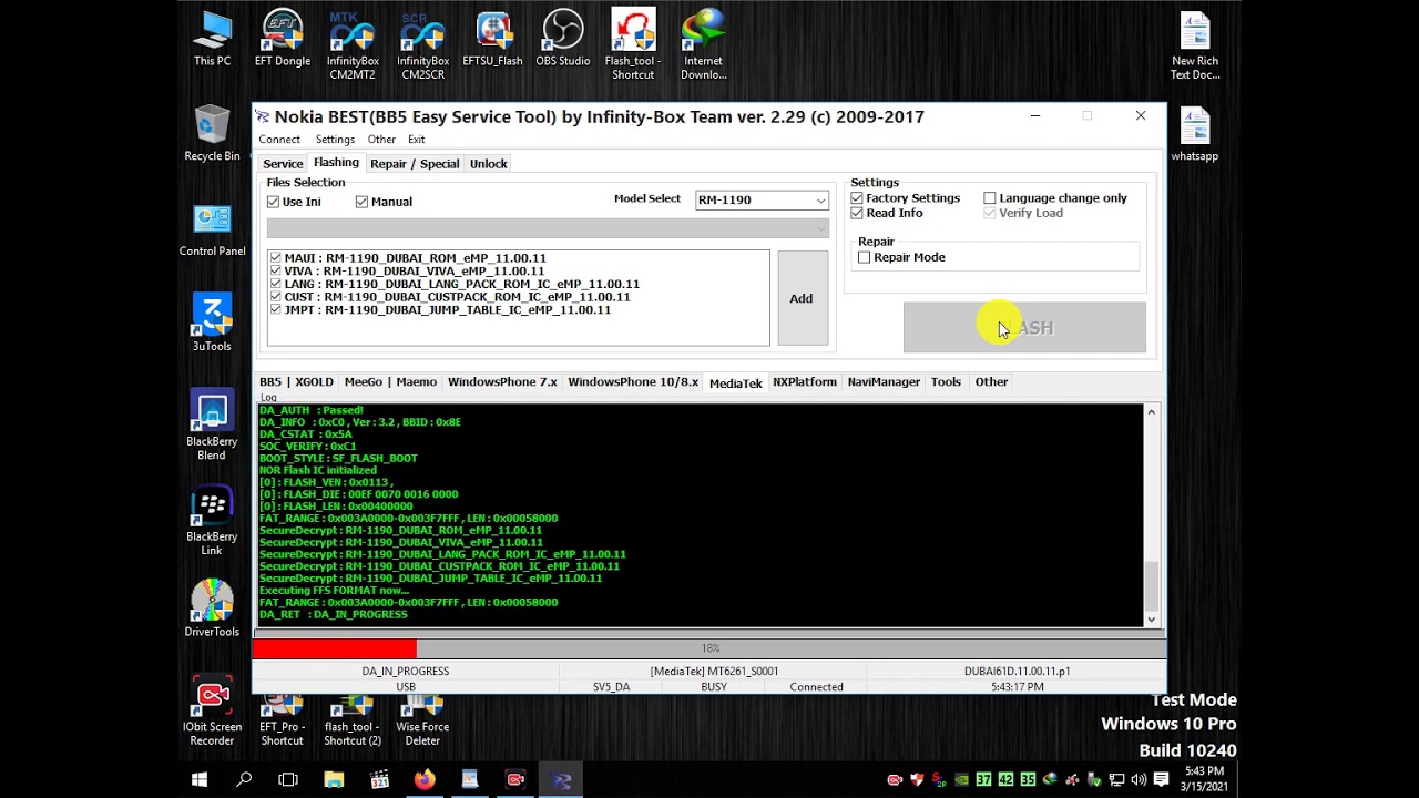 How to Flash Nokia 150 RM-1190 (Mexico Botters)