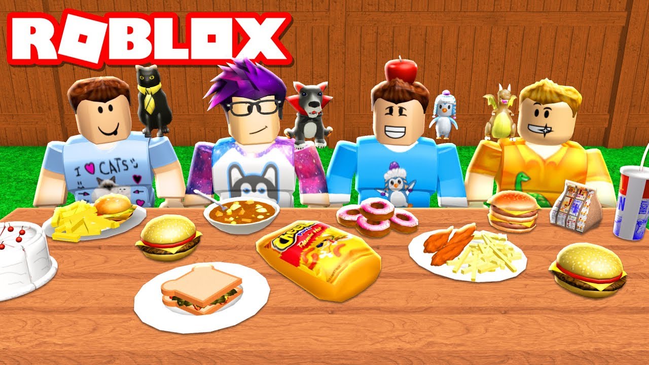 ROBLOX EATING CONTEST YouTube