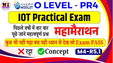 O Level IOT PR4 Practical Marathon Class | O Level IoT Practical Marathon | IoT PR4 Practical July