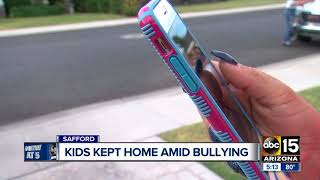 Kids kept home amid bullying at Safford