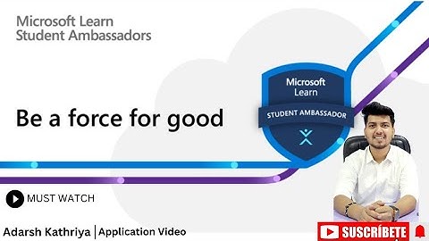 MICROSOFT LEARN STUDENT AMBASSADOR -MLSA |MY VIDEO ANSWER 2024-25 |