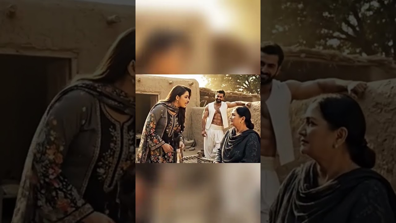 Realistic AI Desi Village Comedy Scene | Rural Girl Scene | Not Real.