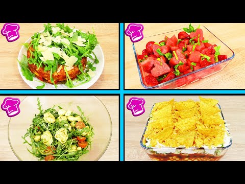 6 leckere und leichte Salate | Ideen für den Sommer | Einfache Rezepte