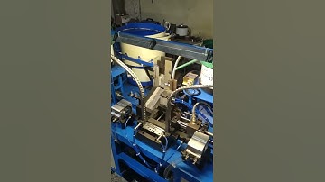 Hinge with glue semi automatic assembly machine