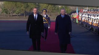 Hurbaşkanı Erdoğan, Zengilanda Resmi Törenle Karşılandı