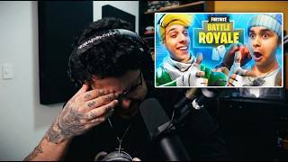 PASSEI MAL de VERGONHA ALHEIA! Reagindo ao RAP ENGRAÇADO do FORTNITE! do 7 Minutoz
