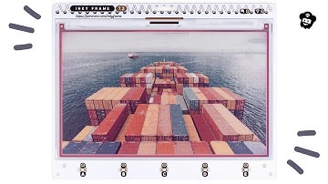 First look at Inky Frame 7.3" (800 x 480 seven colour E Ink® with Pico W Aboard)