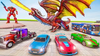 Dragon Robot Formula Car game - Android gameplay screenshot 5