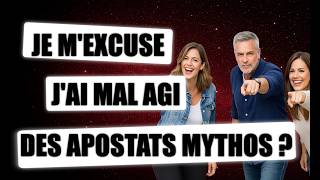 UN GROUPE D'APOSTATS DEFORME MES PROPOS, JE M'EXCUSE PUBLIQUEMENT !