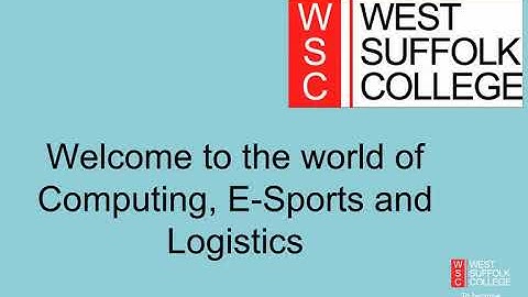 Computing at West Suffolk College