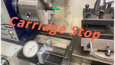 How to turn a carriage stop For lathe | Mill training #workshop #milling #garage