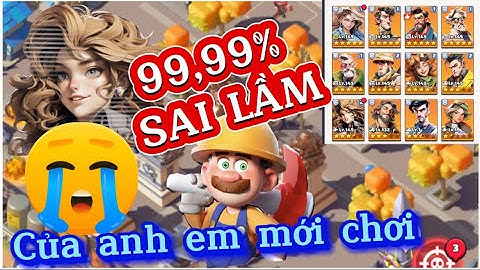 99,99% AI CŨNG SAI LẦM KHI MỚI CHƠI GẶP PHẢI…