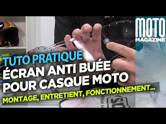 Comment éviter la buée dans son casque de moto - Antibuée pour