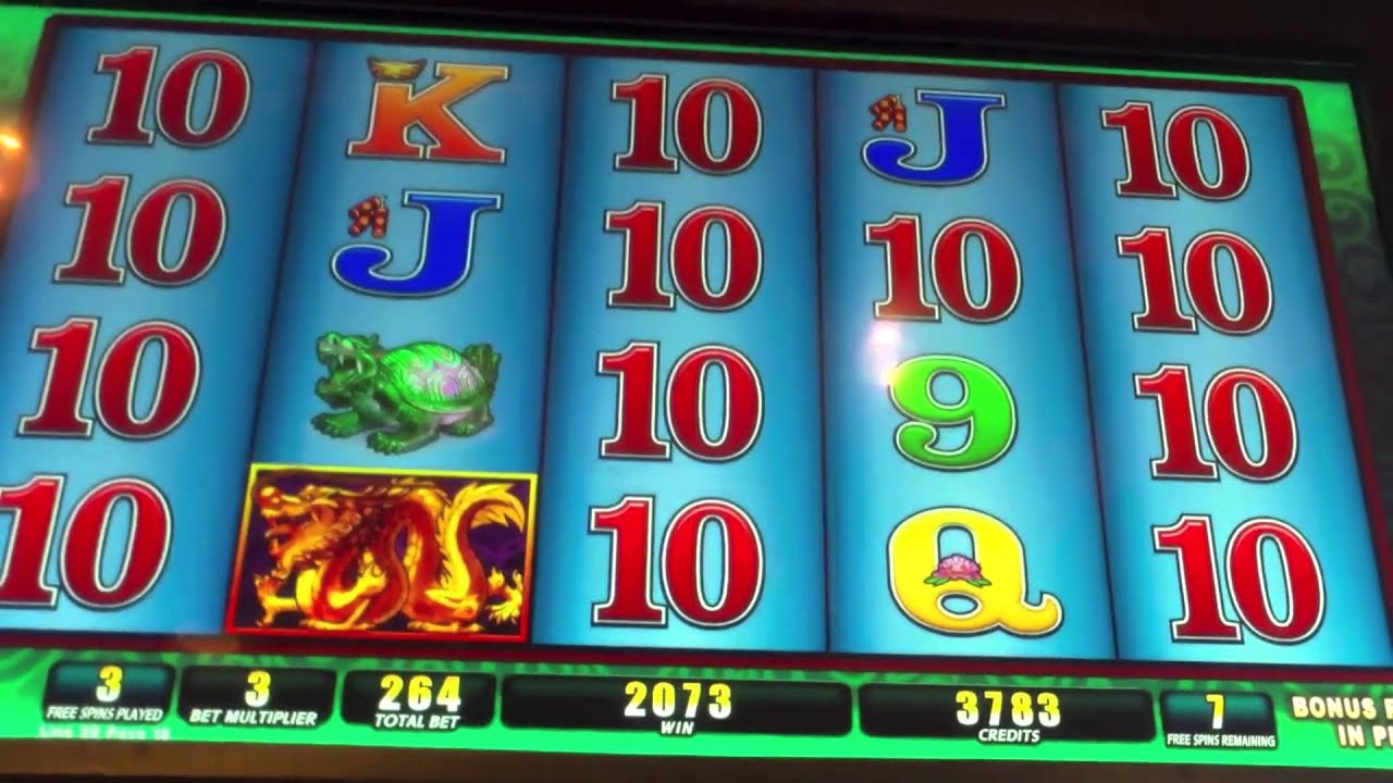 HUGE WIN!! Winning Fortune Progressives - Dragon's Legend - Slot Machine Bonus