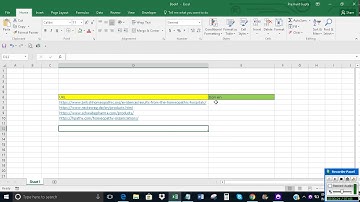 Get domain name from URL in Excel
