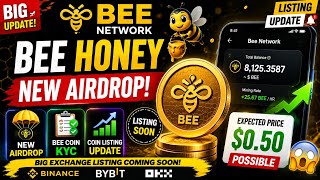 Bee Honey New Airdrop 🐝 | Bee Network Coin Listing Update | Bee Coin KYC & New Update 🚀  screenshot 2