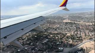 Beautiful afternoon Las Vegas, Nevada Landing (DAL-LAS)