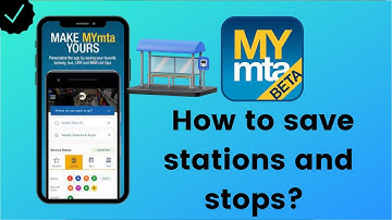 How to save stations and stops on MYmta?