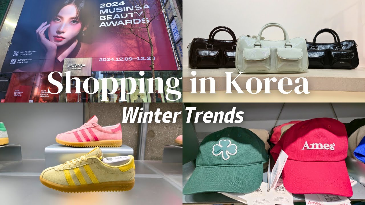 Shopping in Korea vlog| Hongdae Must-go one-stop trendy outfits store👉Musinsa🥼👜🧢👟